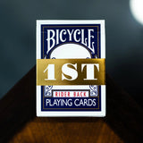 1ST Edition Bicycle Rider Backs In Blue - Brown Bear Magic Shop