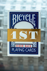 1ST Edition Bicycle Rider Backs In Blue - Brown Bear Magic Shop