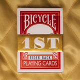 1ST Edition Bicycle Rider Backs In Red - Brown Bear Magic Shop