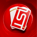 1ST Playing Cards V6 - Red - Brown Bear Magic Shop