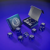 Forcing Dice Set by IARVEL Magic (Transparent Blue)