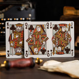 Le Voyage Du Chat Rouge Playing Cards by Stockholm17