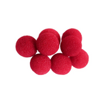 0.5 inch Super Soft Sponge Balls (Red) by Magic By Gosh