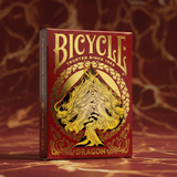 Bicycle Dragon Red Playing Cards by US Playing Card Co - Brown Bear Magic Shop