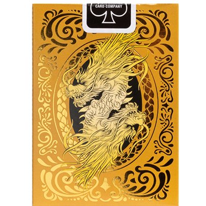 Bicycle Gold Dragon Playing Cards - Brown Bear Magic Shop