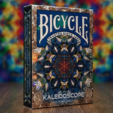 Bicycle Kaleidoscope Blue Playing Cards - Brown Bear Magic Shop