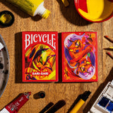 Bicycle Sari Sari (Code Red Edition) Playing Cards - Brown Bear Magic Shop
