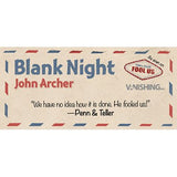 Blank Night by John Archer