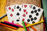 Crayon Playing Cards by Kings Wild Project - Brown Bear Magic Shop