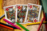 Crayon Playing Cards by Kings Wild Project - Brown Bear Magic Shop
