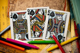 Crayon Playing Cards by Kings Wild Project - Brown Bear Magic Shop
