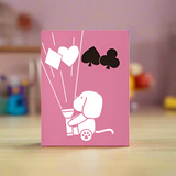 Diary of Kitten and Puppy - Puppy Pink Edition Playing Cards - Brown Bear Magic Shop