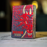 Draconian Crimson Playing Cards by Midnight Cards - Brown Bear Magic Shop