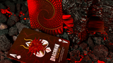 Draconian Crimson Playing Cards by Midnight Cards - Brown Bear Magic Shop