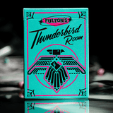 FULTON'S THUNDERBIRD ROOM TURQUOISE EDITION PLAYING CARDS - Brown Bear Magic Shop
