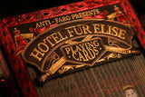 Hotel Fur Elise (Mano Destra Standard Edition) Playing Cards - Brown Bear Magic Shop