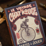 Le Voyage Du Chat Rouge Playing Cards by Stockholm17 - Brown Bear Magic Shop