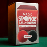Magic Color Changing Sponge Ball to Square JUMBO 2.5" by Murphy's Magic - Brown Bear Magic Shop