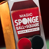 Magic Color Changing Sponge Balls 1.5" to Square by Murphy's Magic - Brown Bear Magic Shop
