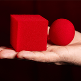 Magic Sponge Ball to Square RED by Murphy's Magic - Brown Bear Magic Shop