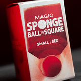 Magic Sponge Ball to Square RED by Murphy's Magic - Brown Bear Magic Shop