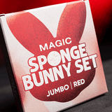 Magic Sponge Bunny Rabbit Set (Red) by Murphy's Magic - Brown Bear Magic Shop