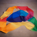 Multicolor Silk Streamer 4 inch by 15 feet from Magic by Gosh - Brown Bear Magic Shop