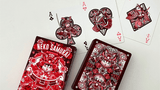 Neko Samurai (Red) Playing Cards - Brown Bear Magic Shop