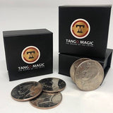 Perfect Shell Coin Set Half Dollar (Shell and 4 Coins D0201) by Tango Magic