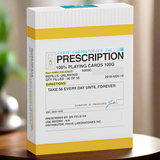 PRESCRIPTION Playing Cards - Brown Bear Magic Shop
