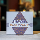 Razor Card to Wallet by Josh Burch - Brown Bear Magic Shop