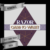 Razor Card to Wallet by Josh Burch - Brown Bear Magic Shop