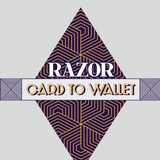 Razor Card to Wallet by Josh Burch - Brown Bear Magic Shop