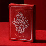 Sons of Liberty Playing Cards, Patriot Red - Art of Play - Brown Bear Magic Shop