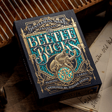 The Beetle Backs (Cobalt Edition) Playing Cards - Brown Bear Magic Shop