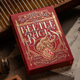 The Beetle Backs (Crimson Edition) Playing Cards - Brown Bear Magic Shop