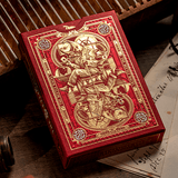The Beetle Backs (Crimson Edition) Playing Cards - Brown Bear Magic Shop