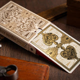 The Parlour Royale Ivory Edition (Red Edge Printing) Playing Cards - Brown Bear Magic Shop