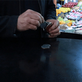 Triple TUC Half Dollar (D0183) by Tango - Brown Bear Magic Shop