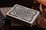 Urashima Tarou (Blue) Origami Playing Cards - Brown Bear Magic Shop