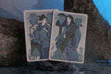 Urashima Tarou (Blue) Origami Playing Cards - Brown Bear Magic Shop