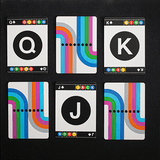 WHITE EDITION FULTON STREET MTA PLAYING CARDS (1972 VIGNELLI MAP EDITION) - Brown Bear Magic Shop