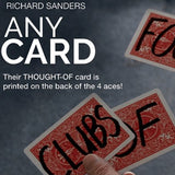 Any Card by Richard Sanders - Brown Bear Magic Shop