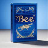 Bee Blue MetalLuxe Playing Cards - Brown Bear Magic Shop