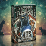 Bicycle Cats Playing Cards - Brown Bear Magic Shop