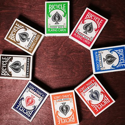 Color Bicycle Playing Cards Rider Back by US Playing Card Co Brown Bear Magic Shop