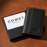 Comet Brown Leather Gold Shell by Andrew Dean - Brown Bear Magic Shop