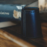 Leather Chop Cup with Balls by TCC - Brown Bear Magic Shop