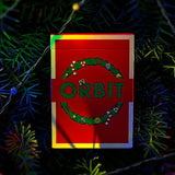 Orbit Christmas V2 Playing Cards - Brown Bear Magic Shop