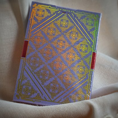 Oxalis V3 Purple Holo Special Edition Playing Cards - Brown Bear Magic Shop